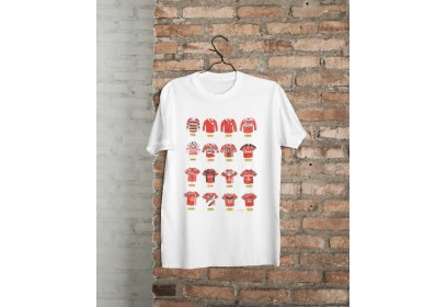 Salford Reds Rugby Retro Art Shirts T-Shirt
